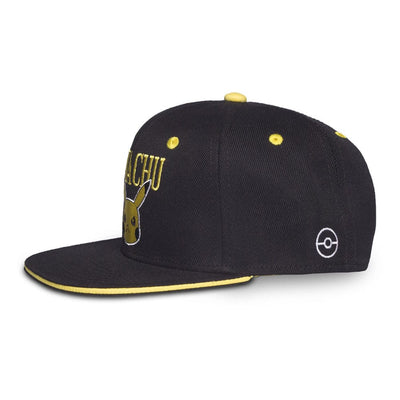 Pokémon Snapback Cap Angry Pikachu Black - Apparel & Accessories - Difuzed - Hobby Figures UK