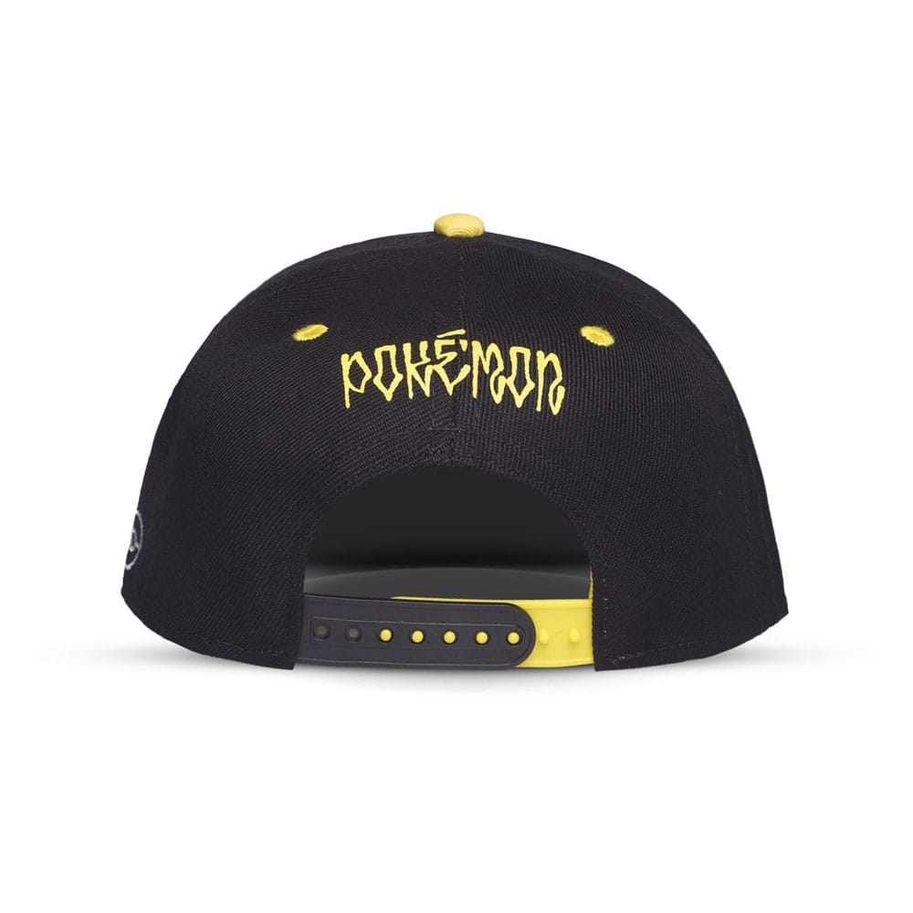 Pokémon Snapback Cap Angry Pikachu Black - Apparel & Accessories - Difuzed - Hobby Figures UK