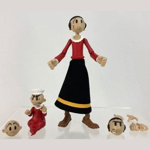 Popeye Action Figure Wave 01 Olive Oyl - Action Figures - Boss Fight Studio - Hobby Figures UK