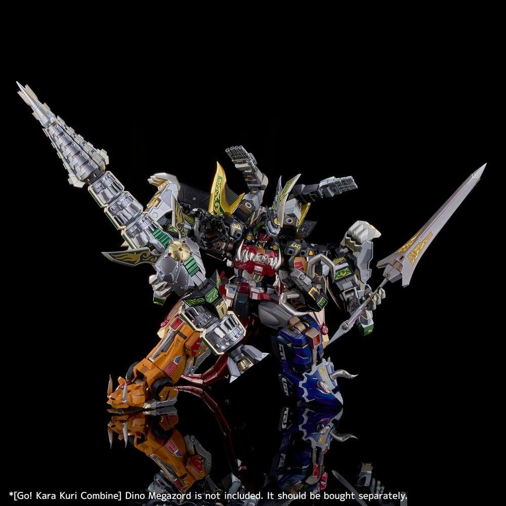 Power Rangers Merge Machine Power Rangers Go! Kara Kuri Combine Action Figure Dragonzord 21cm ...