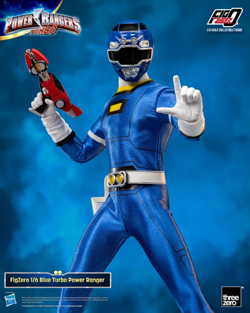 Power Rangers Turbo FigZero Action Figure 1/6 Blue Turbo Power Ranger ...