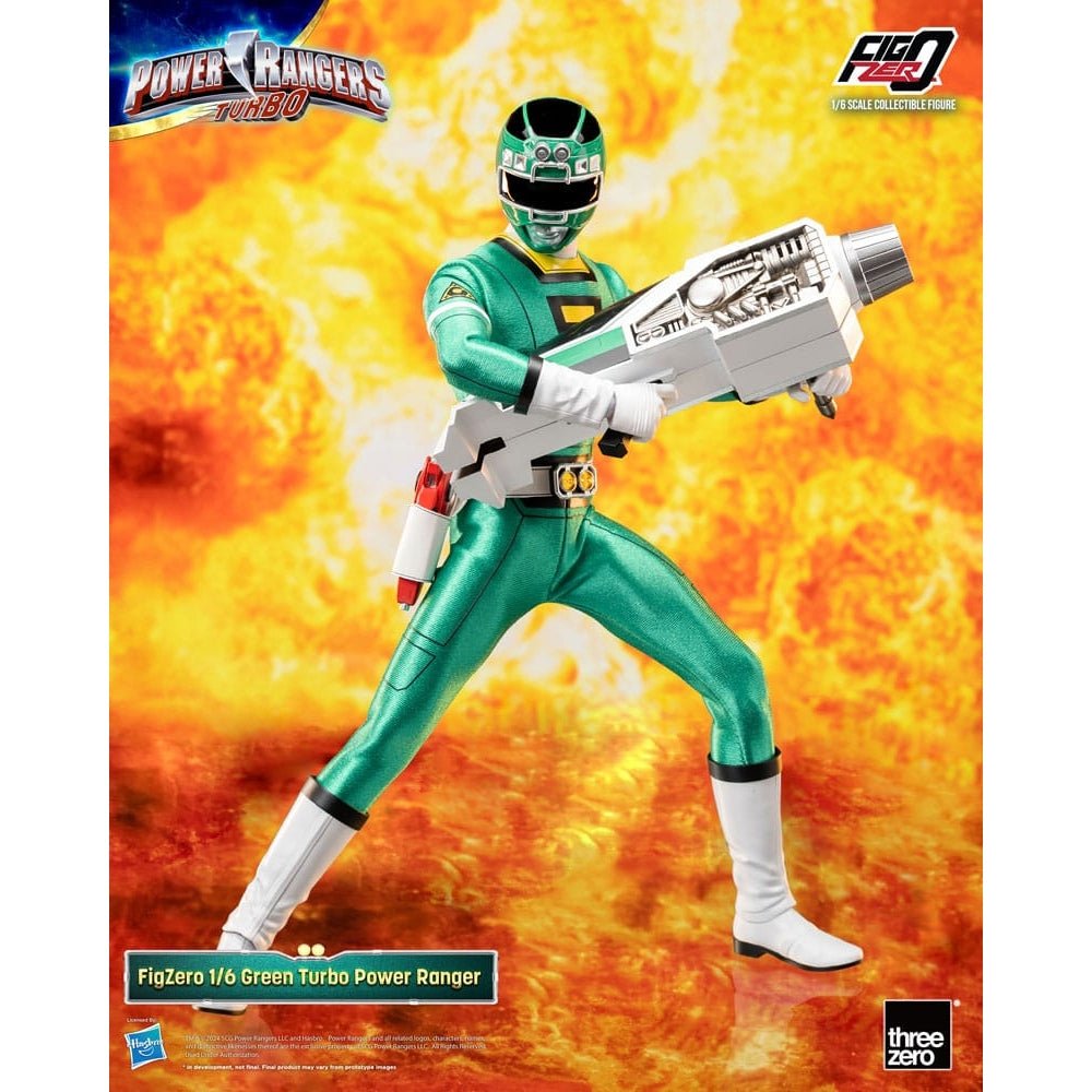 Power Rangers Turbo FigZero Action Figure 1/6 Green Turbo Power Ranger ...