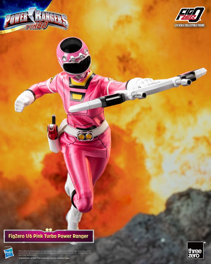 Power Rangers Turbo FigZero Action Figure 1/6 Pink Turbo Power Ranger 30cm - Action Figures - ThreeZero - Hobby Figures UK