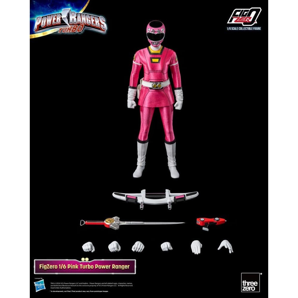 Power Rangers Turbo FigZero Action Figure 1/6 Pink Turbo Power Ranger 30cm - Action Figures - ThreeZero - Hobby Figures UK