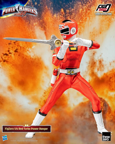 Power Rangers Turbo FigZero Action Figure 1/6 Red Turbo Power Ranger 30cm - Action Figures - ThreeZero - Hobby Figures UK