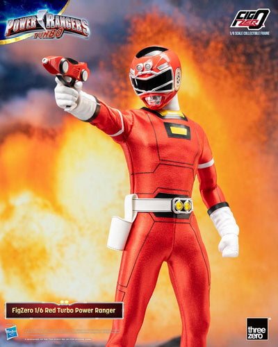 Power Rangers Turbo FigZero Action Figure 1/6 Red Turbo Power Ranger 30cm - Action Figures - ThreeZero - Hobby Figures UK