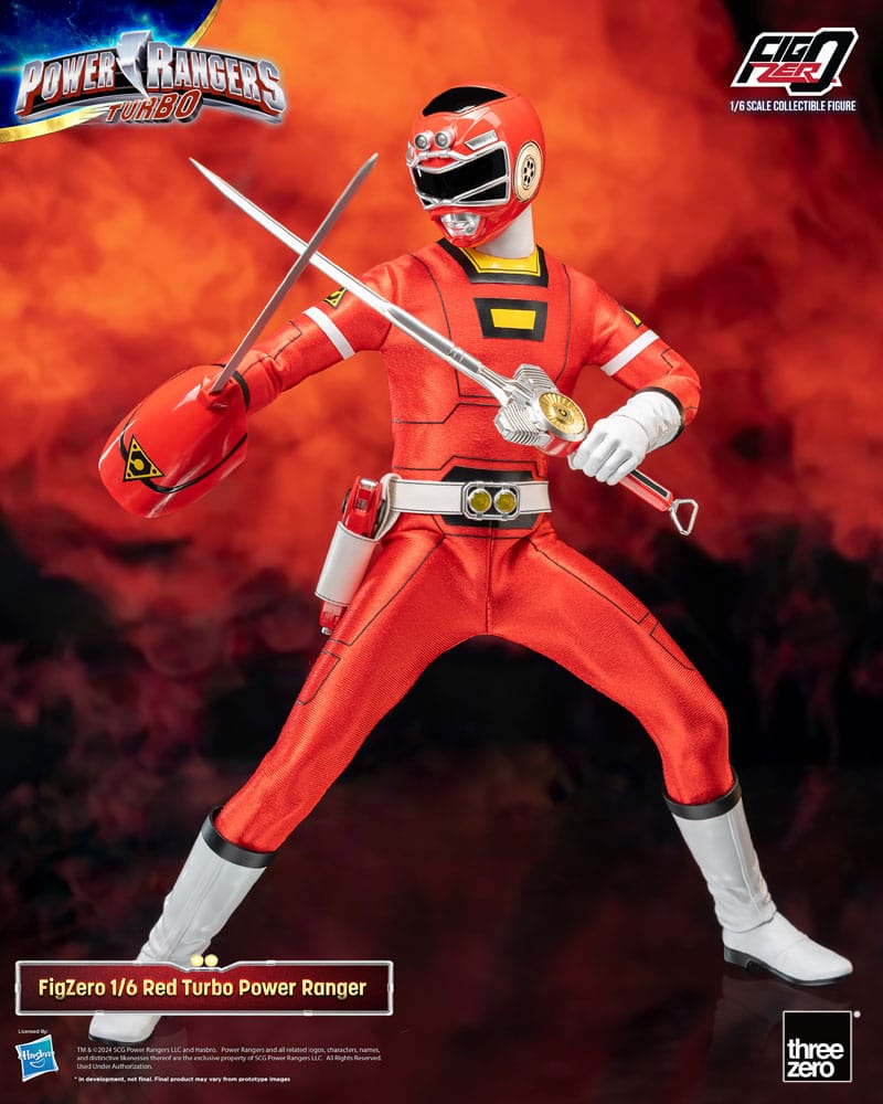 Power Rangers Turbo FigZero Action Figure 1/6 Red Turbo Power Ranger 30cm - Action Figures - ThreeZero - Hobby Figures UK