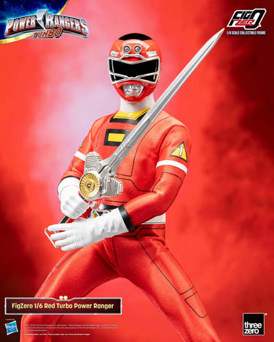 Power Rangers Turbo FigZero Action Figure 1/6 Red Turbo Power Ranger 30cm - Action Figures - ThreeZero - Hobby Figures UK