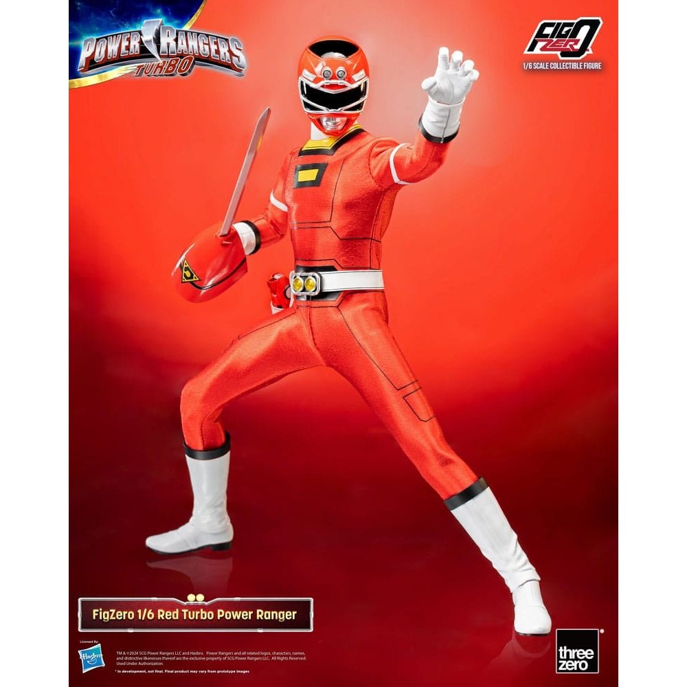 Power Rangers Turbo FigZero Action Figure 1/6 Red Turbo Power Ranger 30cm - Action Figures - ThreeZero - Hobby Figures UK