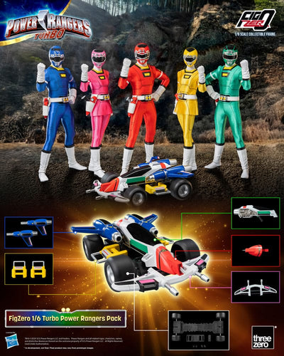 Power Rangers Turbo FigZero Action Figures 1/6 5-Pack Turbo Power Rangers 30cm - Action Figures - ThreeZero - Hobby Figures UK