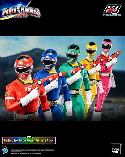 Power Rangers Turbo FigZero Action Figures 1/6 5-Pack Turbo Power Rangers 30cm - Action Figures - ThreeZero - Hobby Figures UK
