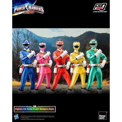 Power Rangers Turbo FigZero Action Figures 1/6 5-Pack Turbo Power Rangers 30cm - Action Figures - ThreeZero - Hobby Figures UK