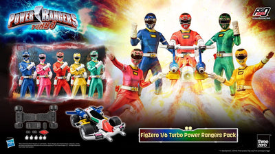 Power Rangers Turbo FigZero Action Figures 1/6 5-Pack Turbo Power Rangers 30cm - Action Figures - ThreeZero - Hobby Figures UK