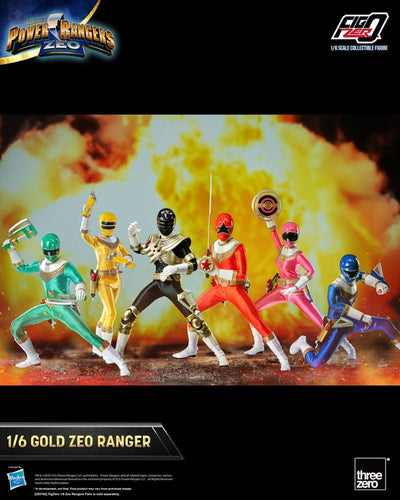 Power Rangers Zeo FigZero Action Figure 1/6 Gold Zeo Power Ranger 30cm - Action Figures - ThreeZero - Hobby Figures UK