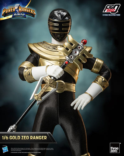Power Rangers Zeo FigZero Action Figure 1/6 Gold Zeo Power Ranger 30cm - Action Figures - ThreeZero - Hobby Figures UK