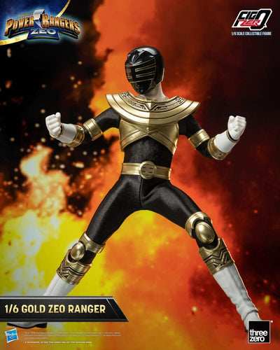 Power Rangers Zeo FigZero Action Figure 1/6 Gold Zeo Power Ranger 30cm - Action Figures - ThreeZero - Hobby Figures UK