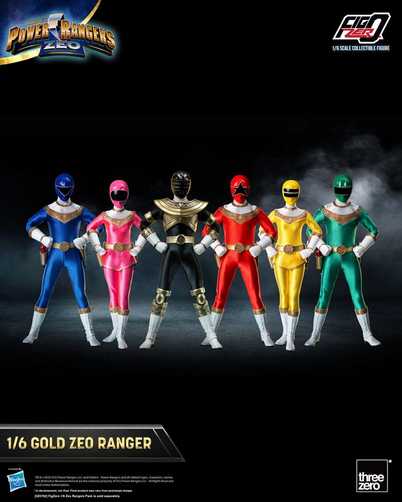 Power Rangers Zeo FigZero Action Figure 1/6 Gold Zeo Power Ranger 30cm - Action Figures - ThreeZero - Hobby Figures UK