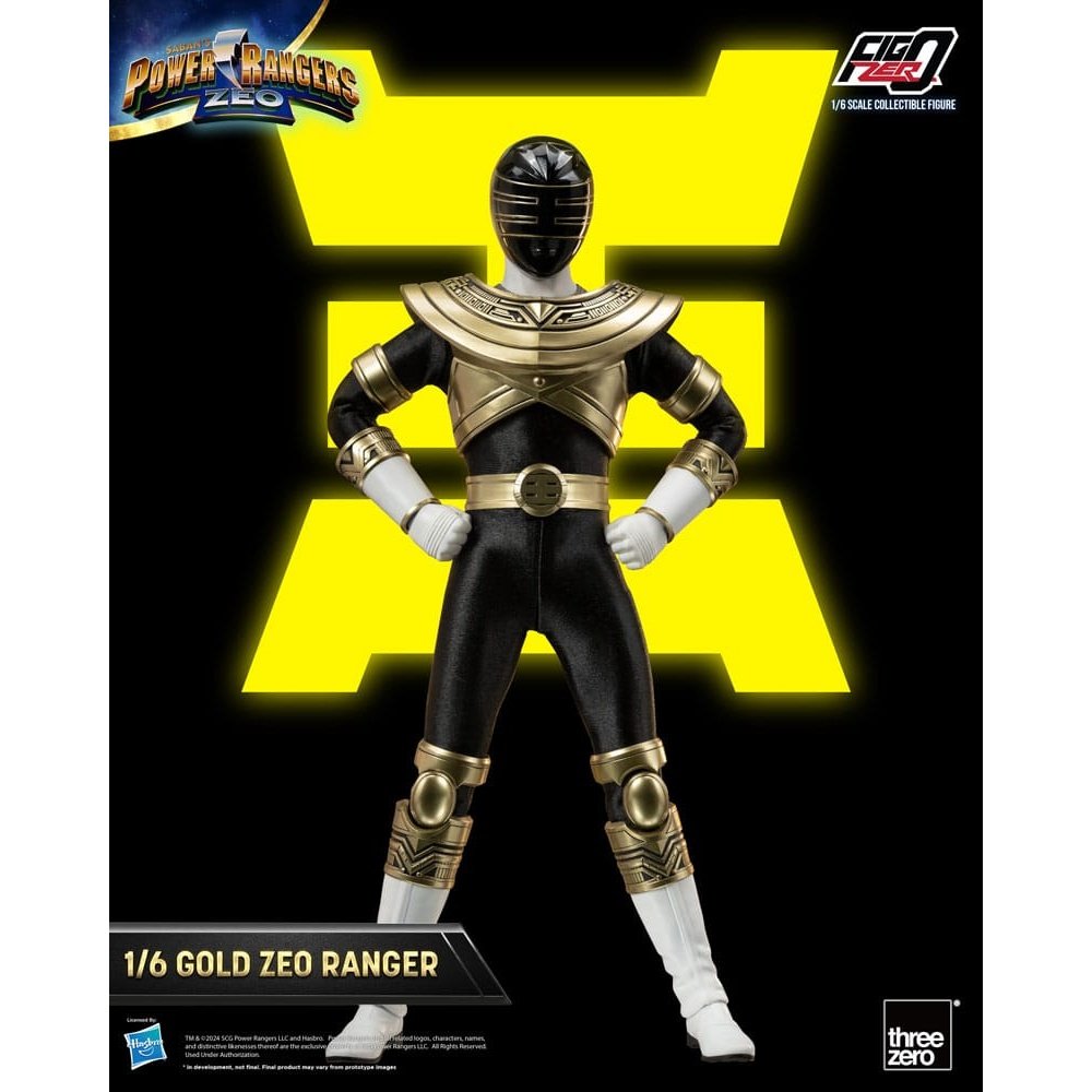 Power Rangers Zeo FigZero Action Figure 1/6 Gold Zeo Power Ranger 30cm - Action Figures - ThreeZero - Hobby Figures UK
