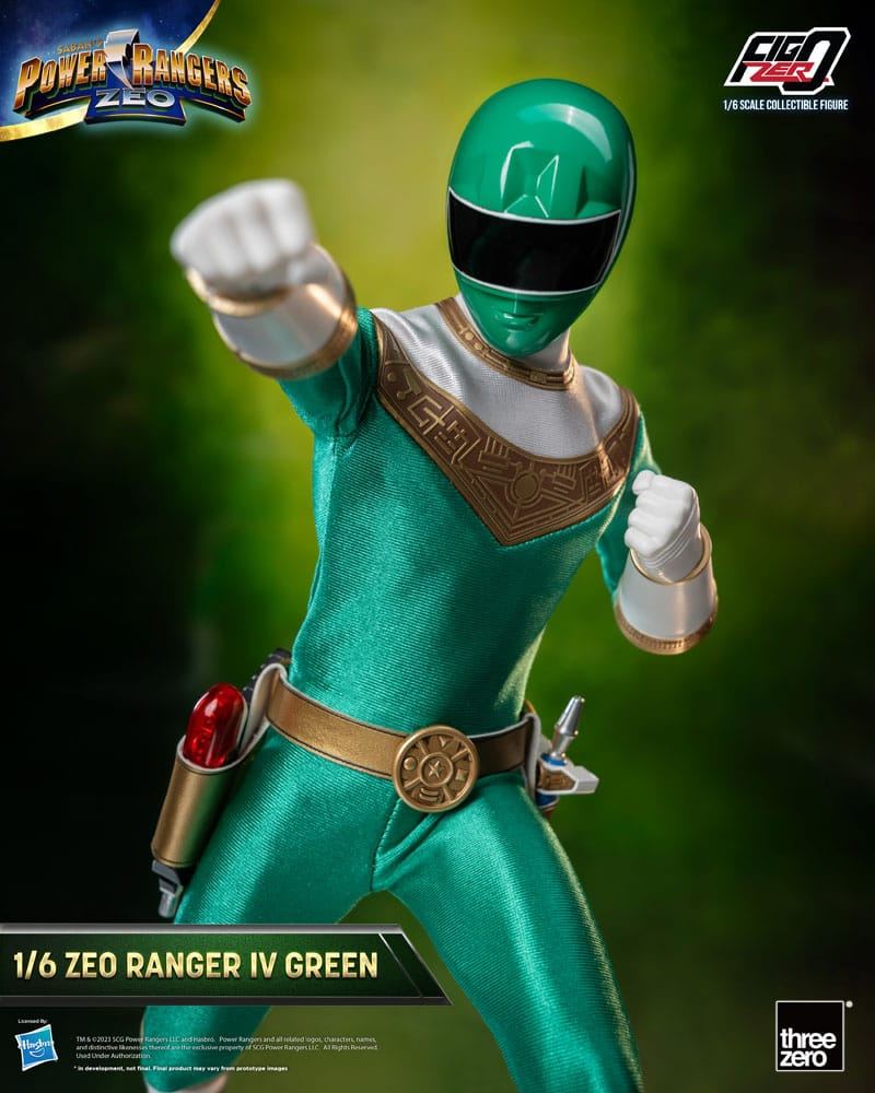 Power Rangers Zeo FigZero Action Figure 1/6 Ranger IV Green 30cm - Action Figures - ThreeZero - Hobby Figures UK