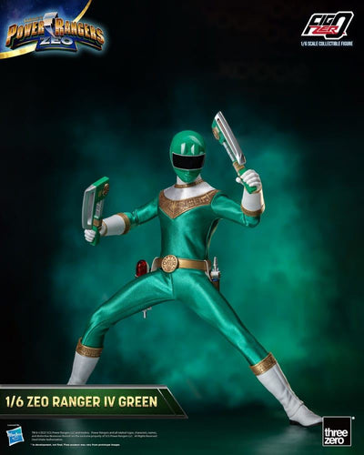 Power Rangers Zeo FigZero Action Figure 1/6 Ranger IV Green 30cm - Action Figures - ThreeZero - Hobby Figures UK