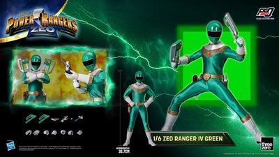 Power Rangers Zeo FigZero Action Figure 1/6 Ranger IV Green 30cm - Action Figures - ThreeZero - Hobby Figures UK