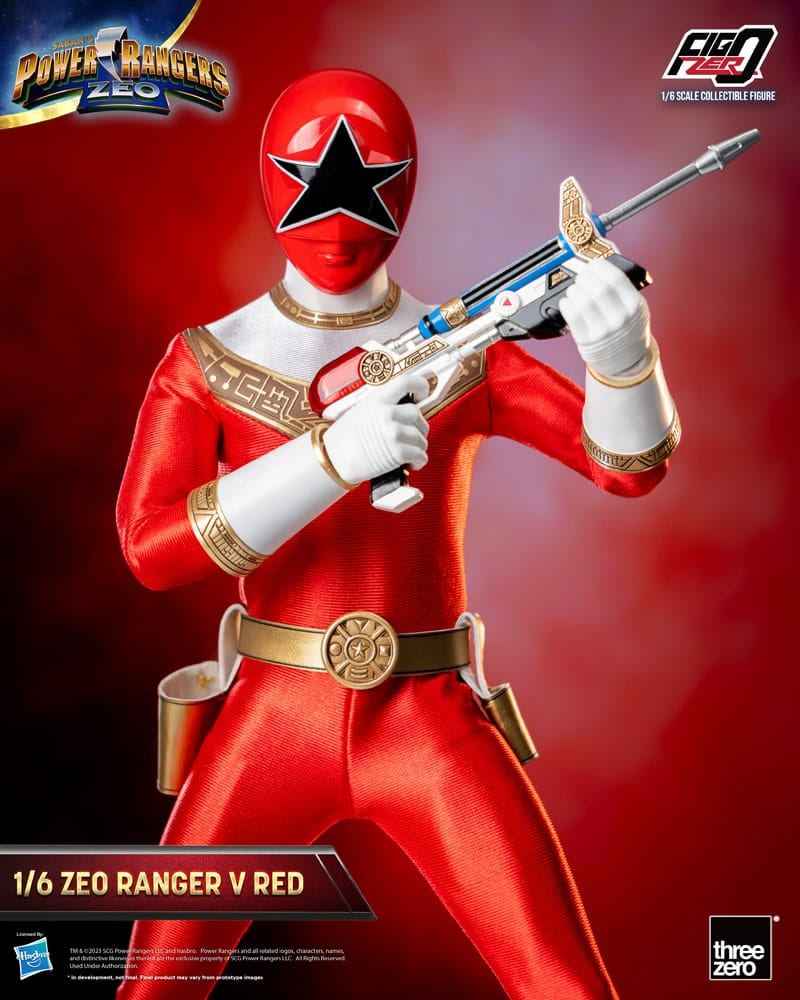 Power Rangers Zeo FigZero Action Figure 1/6 Ranger V Red 30cm - Action Figures - ThreeZero - Hobby Figures UK