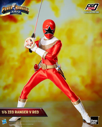 Power Rangers Zeo FigZero Action Figure 1/6 Ranger V Red 30cm - Action Figures - ThreeZero - Hobby Figures UK