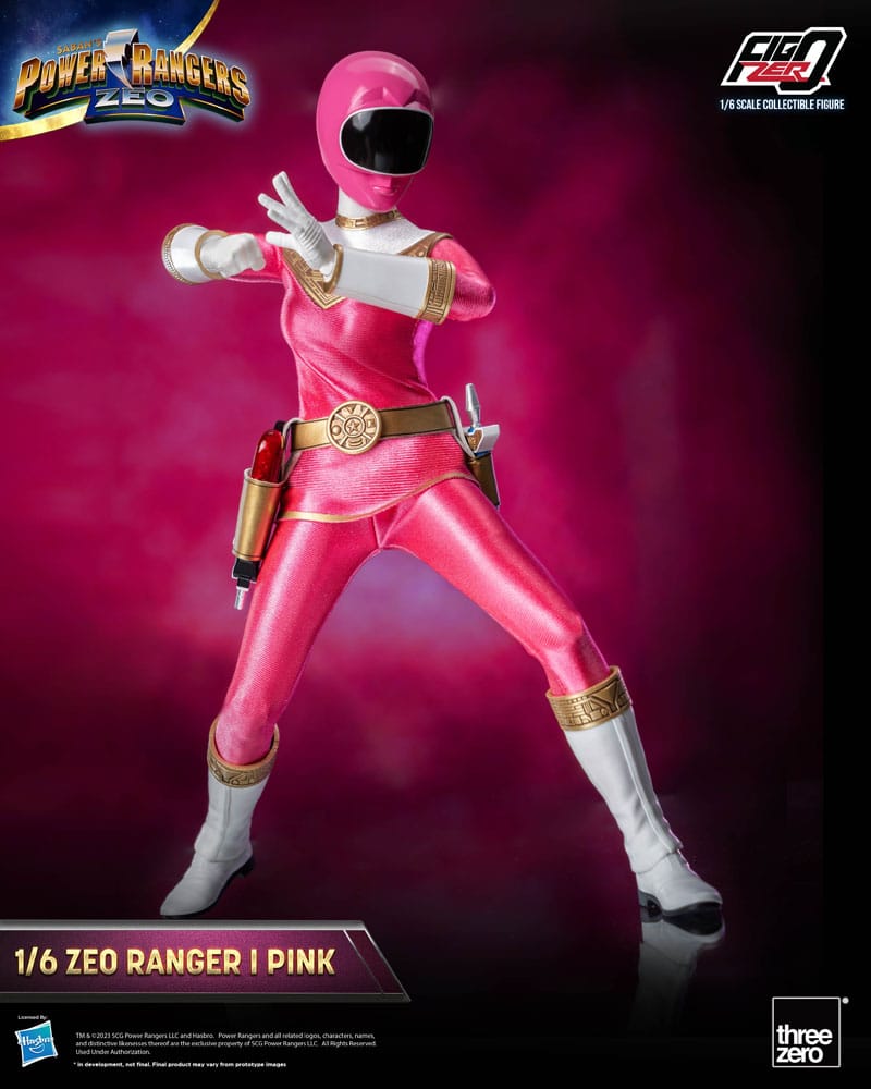 Power Rangers Zeo FigZero Action Figure 1/6 Ranger I Pink 30cm - Action Figures - ThreeZero - Hobby Figures UK