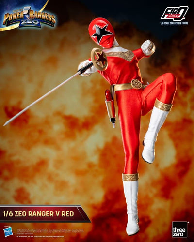 Power Rangers Zeo FigZero Action Figure 1/6 Ranger V Red 30cm - Action Figures - ThreeZero - Hobby Figures UK