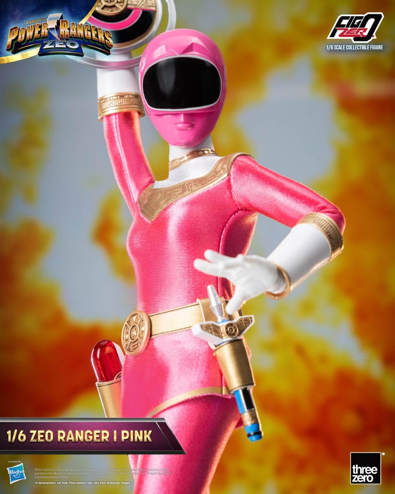 Power Rangers Zeo FigZero Action Figure 1/6 Ranger I Pink 30cm - Action Figures - ThreeZero - Hobby Figures UK