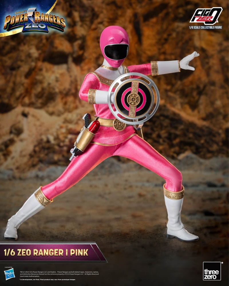 Power Rangers Zeo FigZero Action Figure 1/6 Ranger I Pink 30cm - Action Figures - ThreeZero - Hobby Figures UK