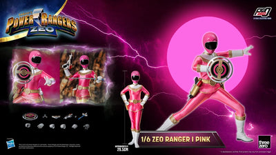 Power Rangers Zeo FigZero Action Figure 1/6 Ranger I Pink 30cm - Action Figures - ThreeZero - Hobby Figures UK