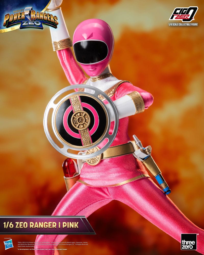 Power Rangers Zeo FigZero Action Figure 1/6 Ranger I Pink 30cm - Action Figures - ThreeZero - Hobby Figures UK