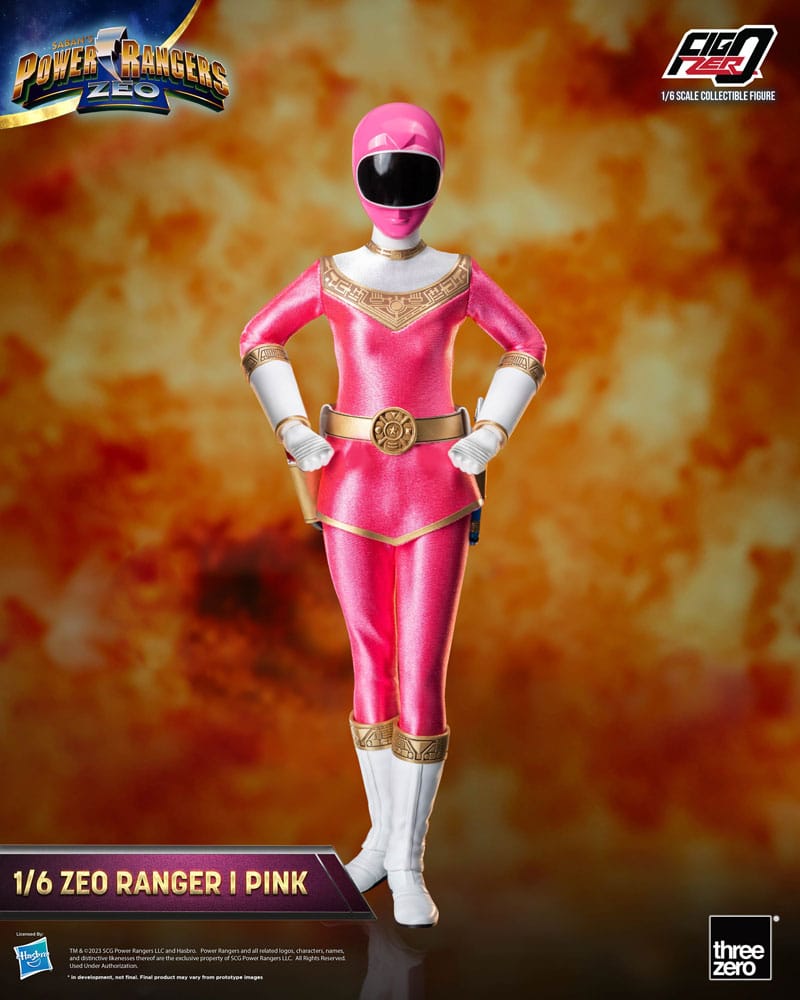 Power Rangers Zeo FigZero Action Figure 1/6 Ranger I Pink 30cm - Action Figures - ThreeZero - Hobby Figures UK