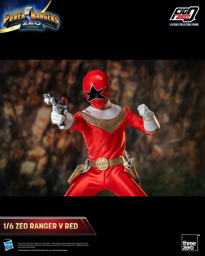 Power Rangers Zeo FigZero Action Figure 1/6 Ranger V Red 30cm - Action Figures - ThreeZero - Hobby Figures UK