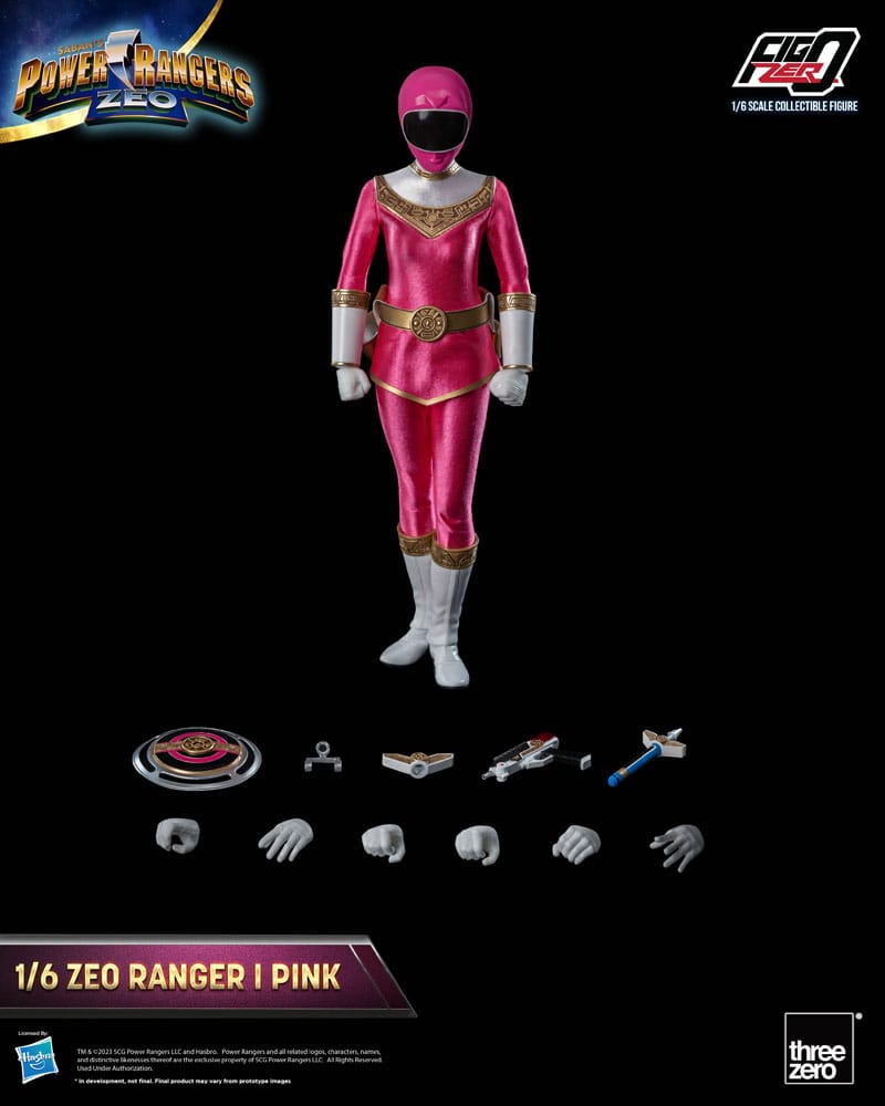 Power Rangers Zeo FigZero Action Figure 1/6 Ranger I Pink 30cm - Action Figures - ThreeZero - Hobby Figures UK