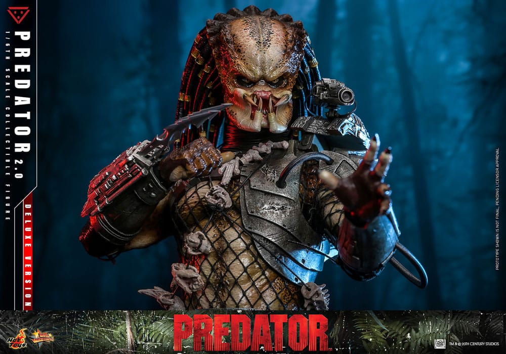 Predator Movie Masterpiece Action Figure 1/6 Predator (2.0) Deluxe Version 34cm - Action Figures - Hot Toys - Hobby Figures UK
