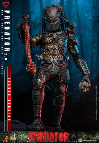 Predator Movie Masterpiece Action Figure 1/6 Predator (2.0) Deluxe Version 34cm - Action Figures - Hot Toys - Hobby Figures UK