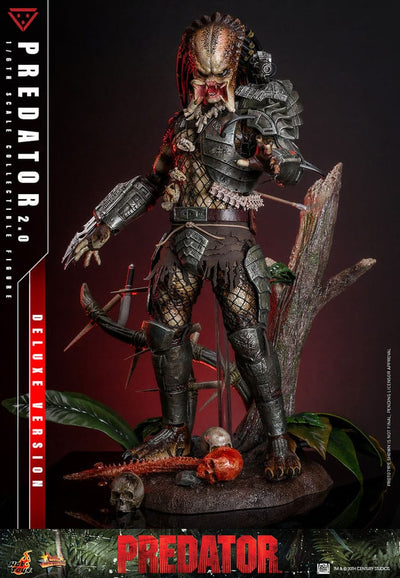Predator Movie Masterpiece Action Figure 1/6 Predator (2.0) Deluxe Version 34cm - Action Figures - Hot Toys - Hobby Figures UK