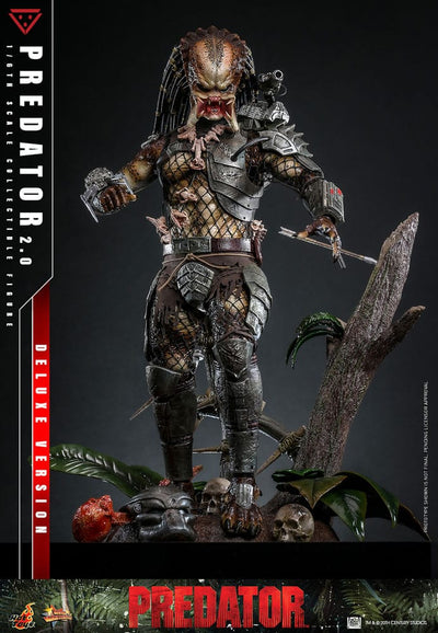 Predator Movie Masterpiece Action Figure 1/6 Predator (2.0) Deluxe Version 34cm - Action Figures - Hot Toys - Hobby Figures UK