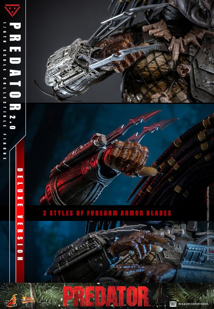 Predator Movie Masterpiece Action Figure 1/6 Predator (2.0) Deluxe Version 34cm - Action Figures - Hot Toys - Hobby Figures UK