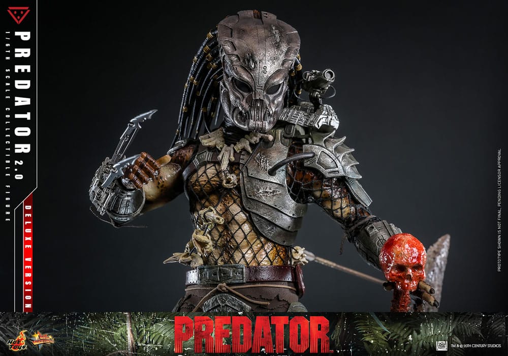 Predator Movie Masterpiece Action Figure 1/6 Predator (2.0) Deluxe Version 34cm - Action Figures - Hot Toys - Hobby Figures UK