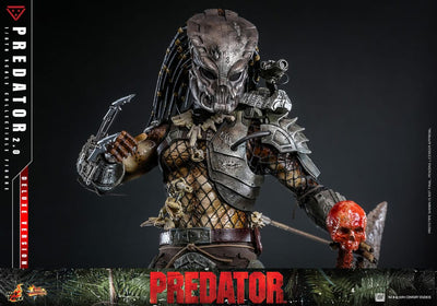 Predator Movie Masterpiece Action Figure 1/6 Predator (2.0) Deluxe Version 34cm - Action Figures - Hot Toys - Hobby Figures UK