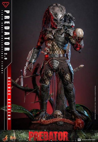 Predator Movie Masterpiece Action Figure 1/6 Predator (2.0) Deluxe Version 34cm - Action Figures - Hot Toys - Hobby Figures UK