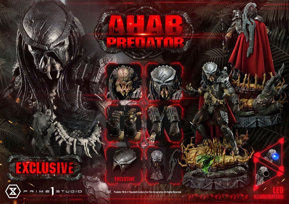 Predator Statue 1/4 Ahab Predator Exclusive Bonus Version (Dark Horse Comics) 85cm - Scale Statue - Prime 1 Studio - Hobby Figures UK