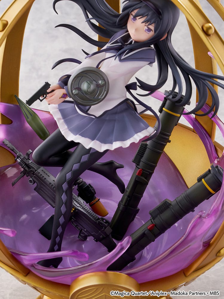 Puella Magi Madoka Magica PVC Statue 1/7 Akemi Homura 26cm - Scale Statue - CyberZ - Hobby Figures UK
