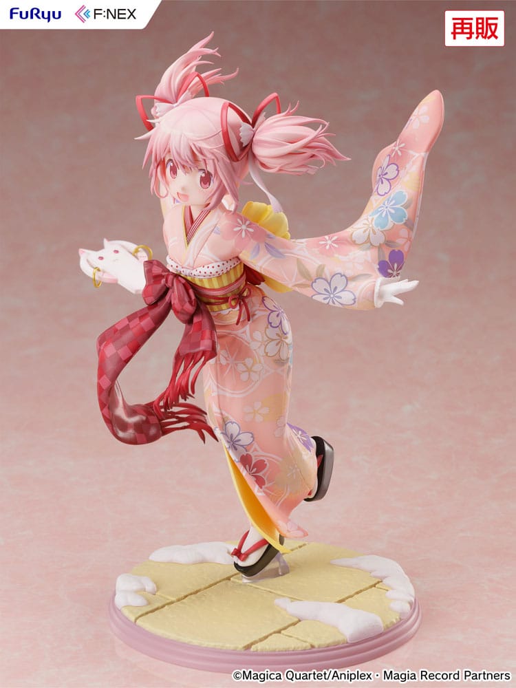 Puella Magi Madoka Magica Side Story Magia Record PVC Statue 1/7 Madoka Kaname Kimono Ver. 22cm - Scale Statue - Furyu - Hobby Figures UK