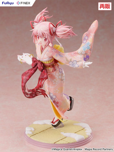 Puella Magi Madoka Magica Side Story Magia Record PVC Statue 1/7 Madoka Kaname Kimono Ver. 22cm - Scale Statue - Furyu - Hobby Figures UK
