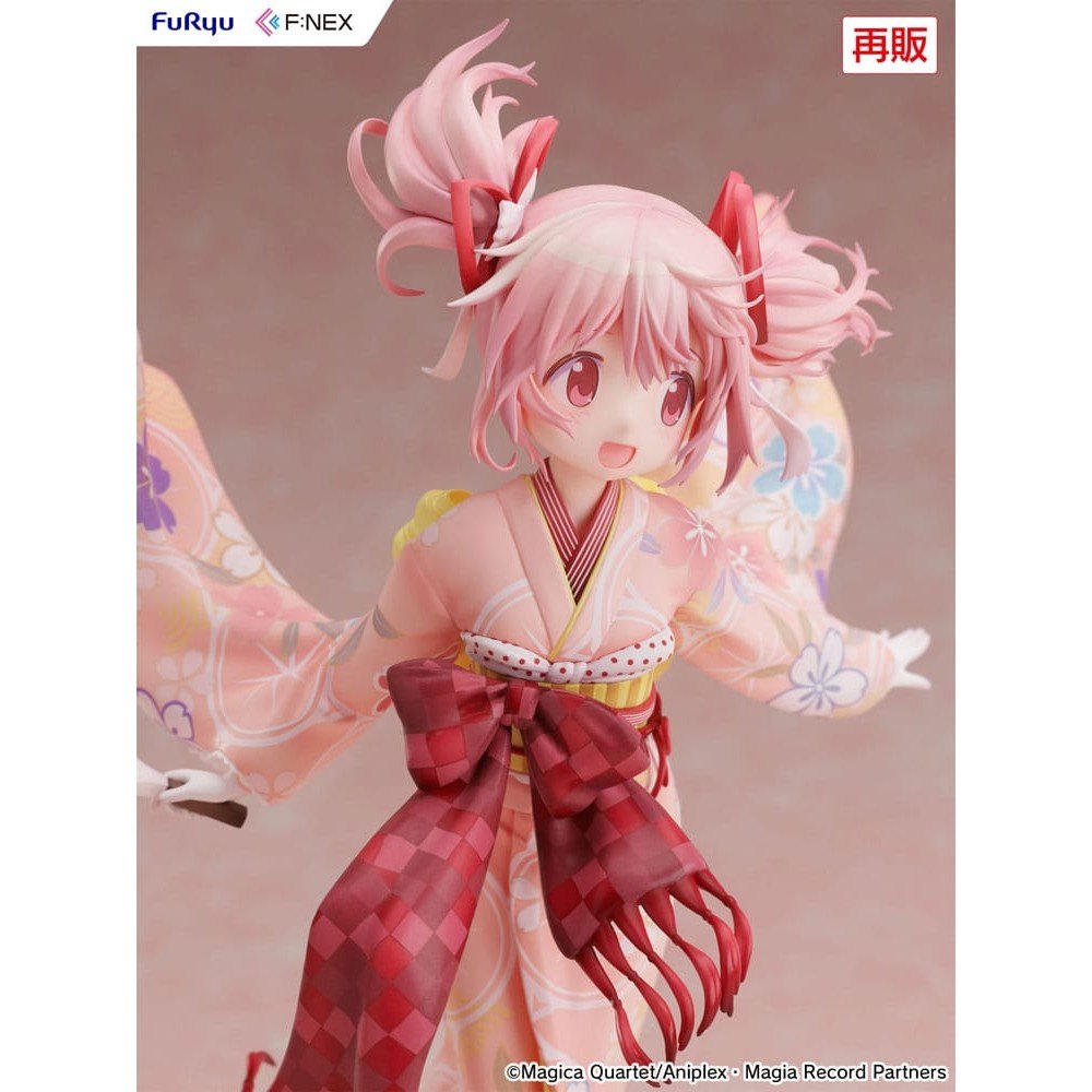 Puella Magi Madoka Magica Side Story Magia Record PVC Statue 1/7 Madoka Kaname Kimono Ver. 22cm - Scale Statue - Furyu - Hobby Figures UK