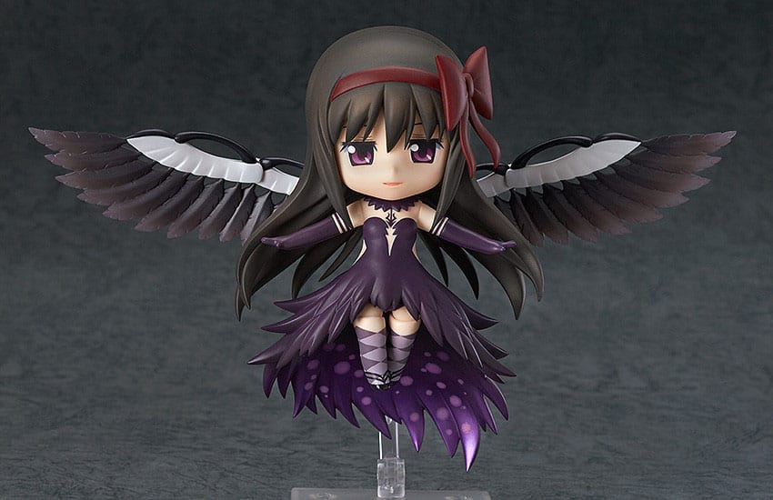 Puella Magi Madoka Magica The Movie Nendoroid Action Figure Devil Homura 10cm (re-run) - Mini Figures - Good Smile Company - Hobby Figures UK